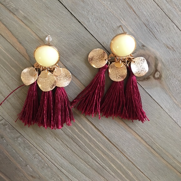 Tassel Earrings - Picture 2 of 3